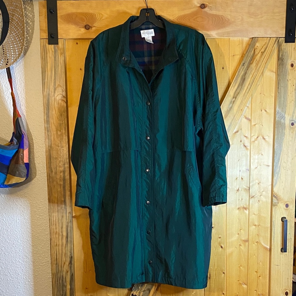 Nordstrom Forest Green Trench Coat